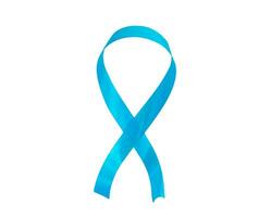 Blue awareness ribbon,disease symbol photo