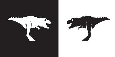 Illustration vector graphics of dinosaur icon