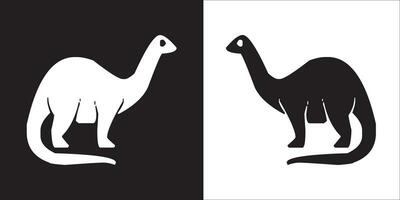 Illustration vector graphics of dinosaur icon