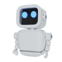 3D Robot chatbot, AI in science and business, Technology and engineering concept png