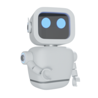 3D Robot chatbot, AI in science and business, Technology and engineering concept png