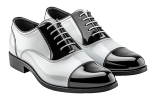 AI generated shoe mockup portrait with transparent background, generative ai png