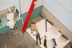 Bathroom Demolition and Renovation, extension, restoration and reconstruction. photo