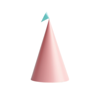 Celebratory Elegance. Colorful Party Hat Isolated on transparent background png