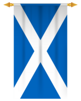 Escocia bandera vertical fútbol americano banderín png