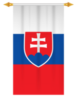 Eslovaquia bandera vertical fútbol americano banderín png