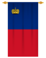 Liechtenstein drapeau verticale Football fanion png