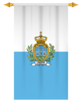 san Marino bandiera verticale calcio bandierina png