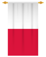 Polen Flagge Vertikale Fußball Wimpel png