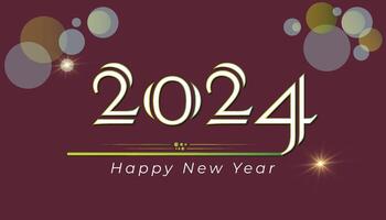 Vector happy new year background with a modern number design