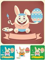 Easter Card Set vector