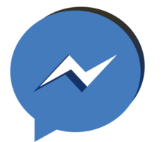 Facebook messaggero sociale media logo computer icone 4k trasparente sfondo png