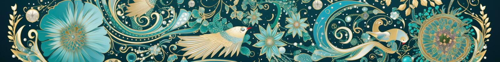 AI generated Behold a stunning New Year card, adorned with vibrant colors and intricate details. photo
