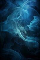 AI generated captures a beautiful and mysterious pattern of abstract smoke photo