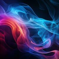 AI generated captures a beautiful and mysterious pattern of abstract smoke photo