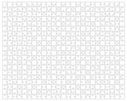 Jigsaw puzzle grid vector