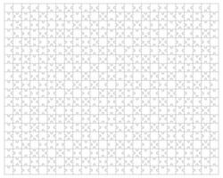 Jigsaw puzzle grid vector