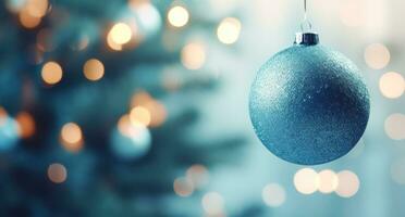 AI generated crescent on blurry background with shiny stars photo