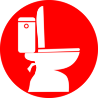 Toilet icons set, man and woman symbol, toilet sign, WC toilet sign png