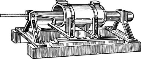 Boring Tool vintage illustration. vector