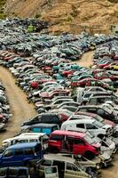 a large lot of cars photo