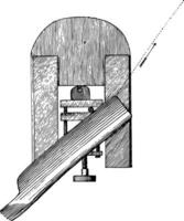 Microtome and Razor, vintage illustration. vector