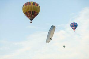 Colorful Hot Air Balloons in Flight photo