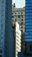 el ciudad ver con el antiguo edificios y arquitecturas debajo el calentar luz de sol foto