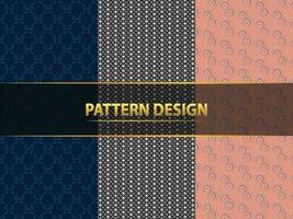 Floral and geometric pattern design. Pattern is clean usable for wallpaper, fabric, printing. vector