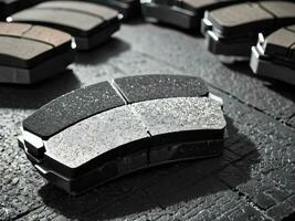 AI generated Brake Pads The Enhanced Safety Composite for Uncompromised Security. AI Generated. photo