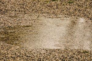 Sand beach close-up photo