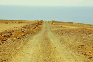 Scenic desert landscape photo