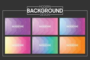 Vector abstract wave line colorful landing page flat background vector design