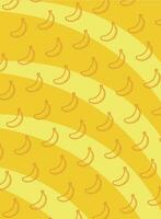 Fruit pattern with banana design, template with fruits, fruits for backgrounds, design, vector