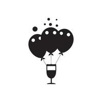 vino vector icono , símbolo, gráficos