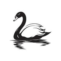 Swan Image Vector, Illustration Of Swan vector