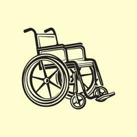 Wheelchair vector illustration