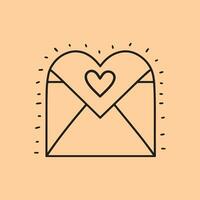 Love Letter Icon Vector Images