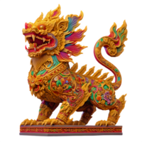 ai generado barong estatua aislado en transparente antecedentes png