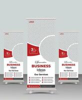 Business promotion Roll up banner,Modern x-banner and flag-banner advertising,Business Roll Up Set,Modern Exhibition roll-up design,Business Roll up banner vertical template design. vector