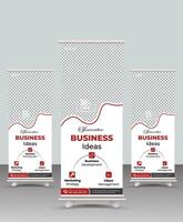 Business promotion Roll up banner,Modern x-banner and flag-banner advertising,Business Roll Up Set,Modern Exhibition roll-up design,Business Roll up banner vertical template design. vector