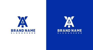 Initial Letter YA Logo Design Template, Graphic Alphabet Symbol for Corporate Business Identity vector