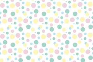 illustration abstraction pattern of multi circle color on white background. vector