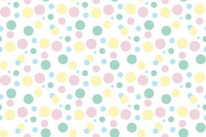 illustration abstraction pattern of multi circle color on white background. vector