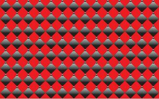 illustration abstraction of black square and circle shapes with gradient color on red background. vector