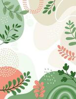 diseño banner marco flor primavera fondo con hermosa. fondo de flores para el diseño. fondo colorido con plantas tropicales. vector