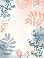 diseño banner marco flor primavera fondo con hermosa. fondo de flores para el diseño. fondo colorido con plantas tropicales. vector