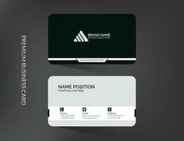 Professional business card template layout vector