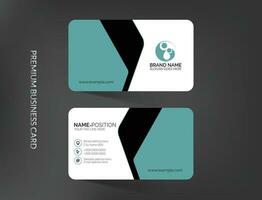 Elegant business card template design vector