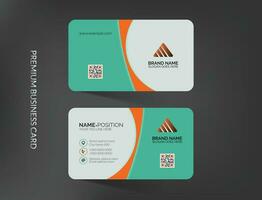 Elegant business card template,Corporate name card design vector